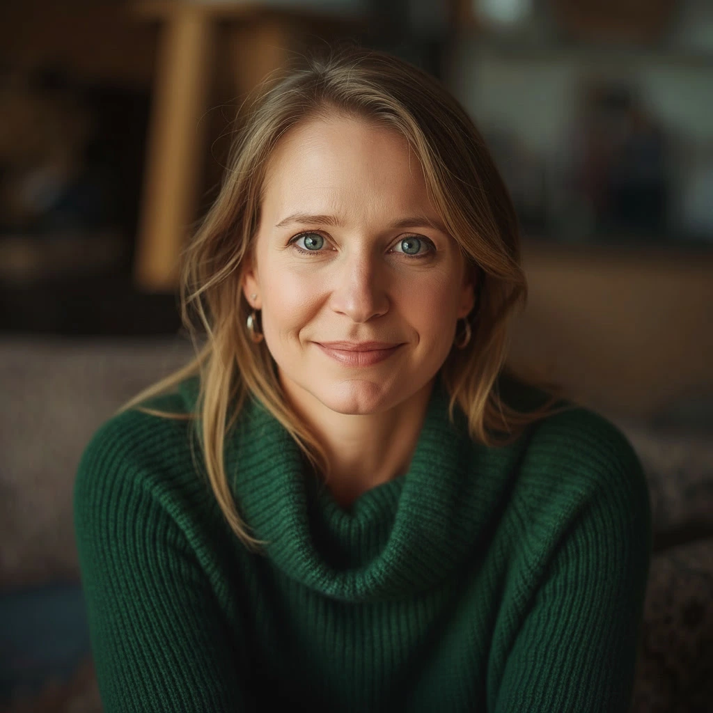 Portrait of Suzanne R. Adams, writer of Cozy Home Diary