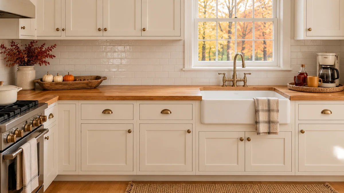 15 Fall Kitchen Countertop Decor Ideas That Leave Room to Cook
